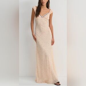 For Love And Lemons Emmaline Maxi Dress Size XS